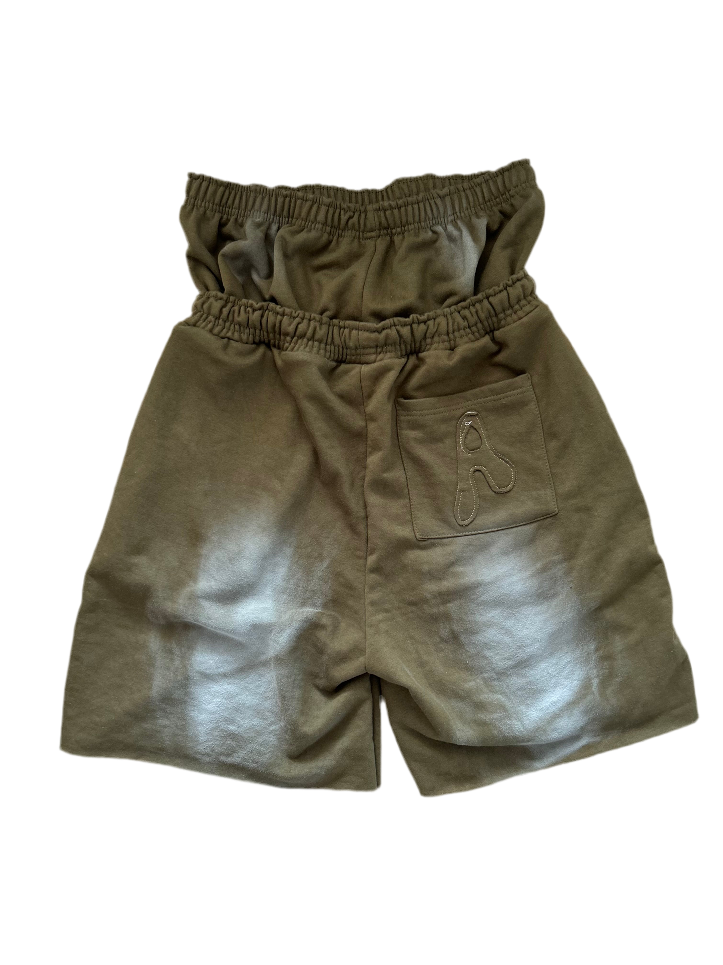 Doublewaist shorts (Olive green)