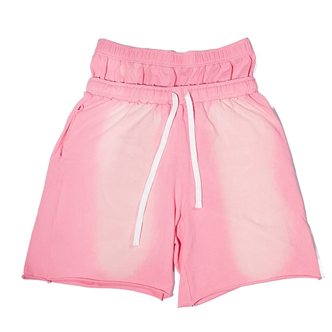 AMNESYA Doublewaist shorts (Pink)